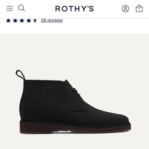 Rothy’s Men’s Chukka Boots Size 9